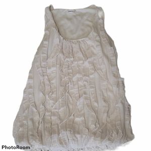 Boutique brand January 7 Ruffle Tank Blouse sz M
